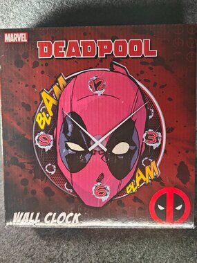 Marvel Deadpool Wall Clock Comic Style DEPO‑WAL‑US NEW